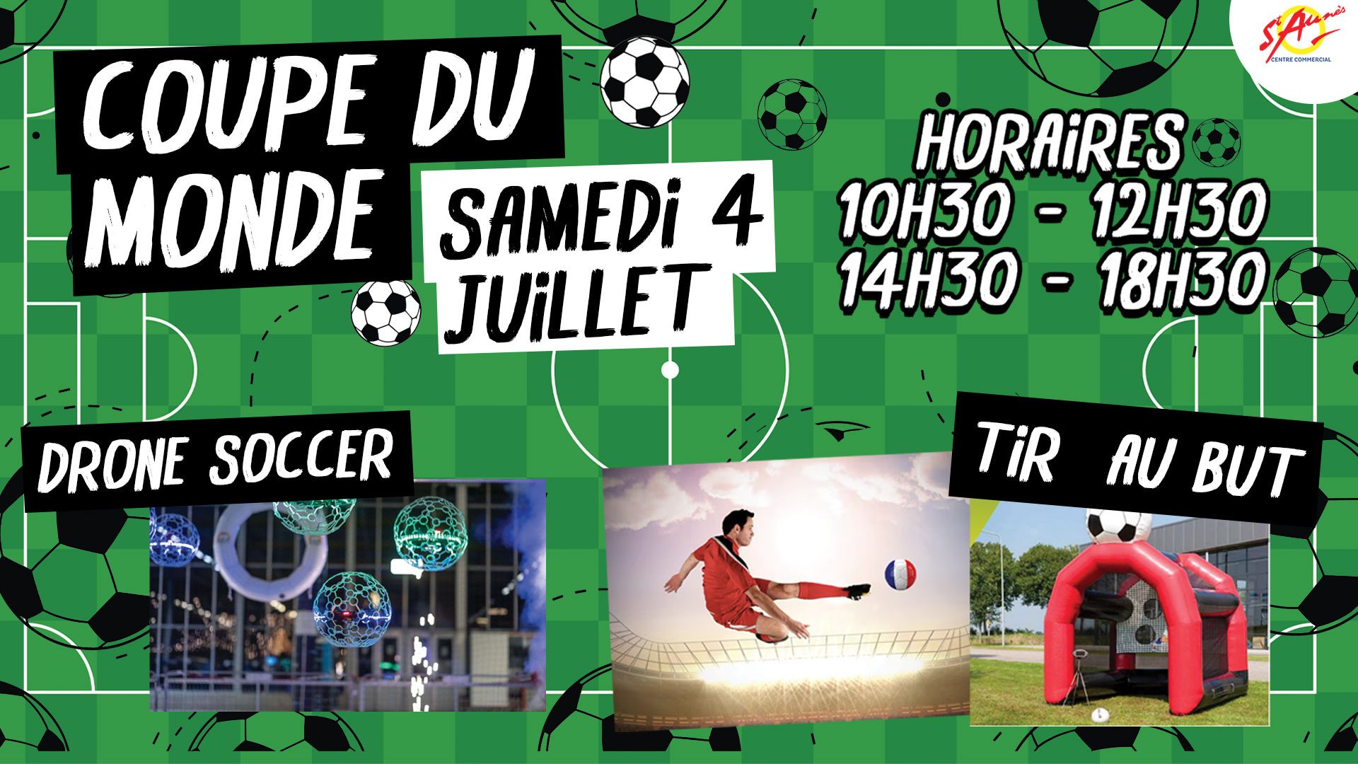 ⚽ Vivez l&rsquo;esprit de la Coupe du Monde à la Galerie Saint-Aunès !